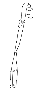 4F2Z17611B64AAA - Electrical: Center Seat Belt for Ford: Freestar | Mercury: Monterey Image