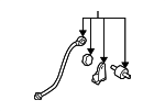 8E0422897C - Steering: Pressure Tube for Audi Image