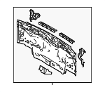 5830224010 - Body: Rear Body Panel for Lexus: RC F, RC200t, RC300, RC350 Image