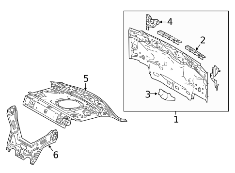 Rear Body for 2017 Lexus RC300 #0