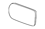 51168165109 - : Mirror Glass for BMW: 740i, 740iL, 750iL Image