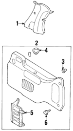 XF5Z12310A85AB - : Lower Bracket for Ford Image