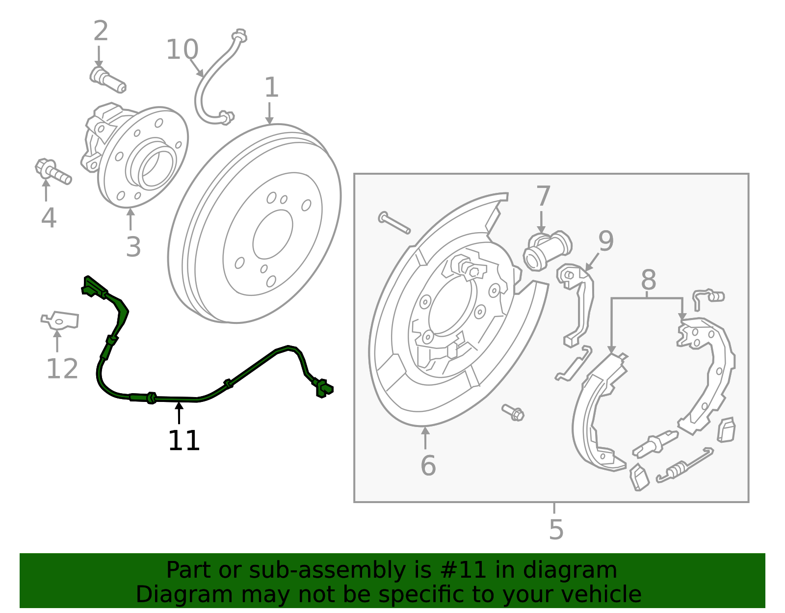 47900-5FA0C - ABS Sensor 2018-2025 Nissan | Official Nissan Parts