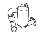 1K0254708GX - Exhaust: Exhaust Intermediate Pipe for Volkswagen Image