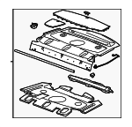 84006870 - : Pkg Tray Trim for Cadillac: XTS Image