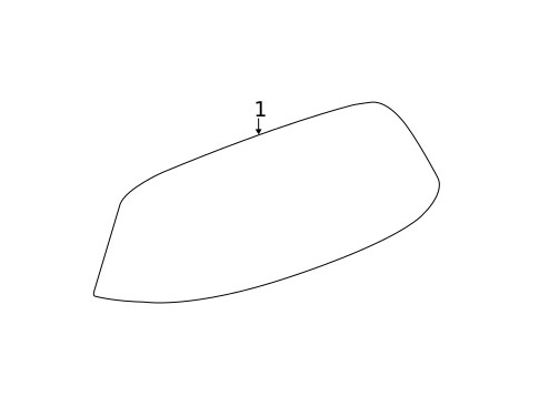 Glass - Lift Gate for 2016 Chevrolet Sonic #0