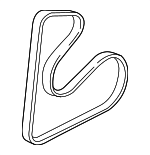 311105LAA02 - : 2016-2020 Acura ILX - Belt, Alternator (Mitsubishi) for Acura: ILX Image