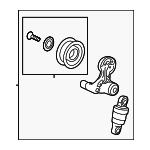 31170R4HA02 - : Belt Tensioner for Acura Image