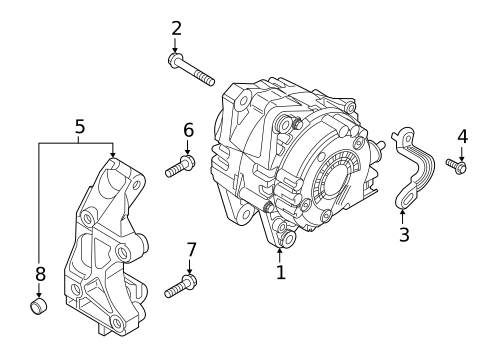 Alternator for 2020 Kia K900 #0