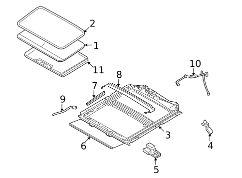 Sunroof for 2007 Ford Fusion #0