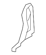 6LG04TX7AA - Body: Seat Hinge Cover for Jeep: Gladiator Image