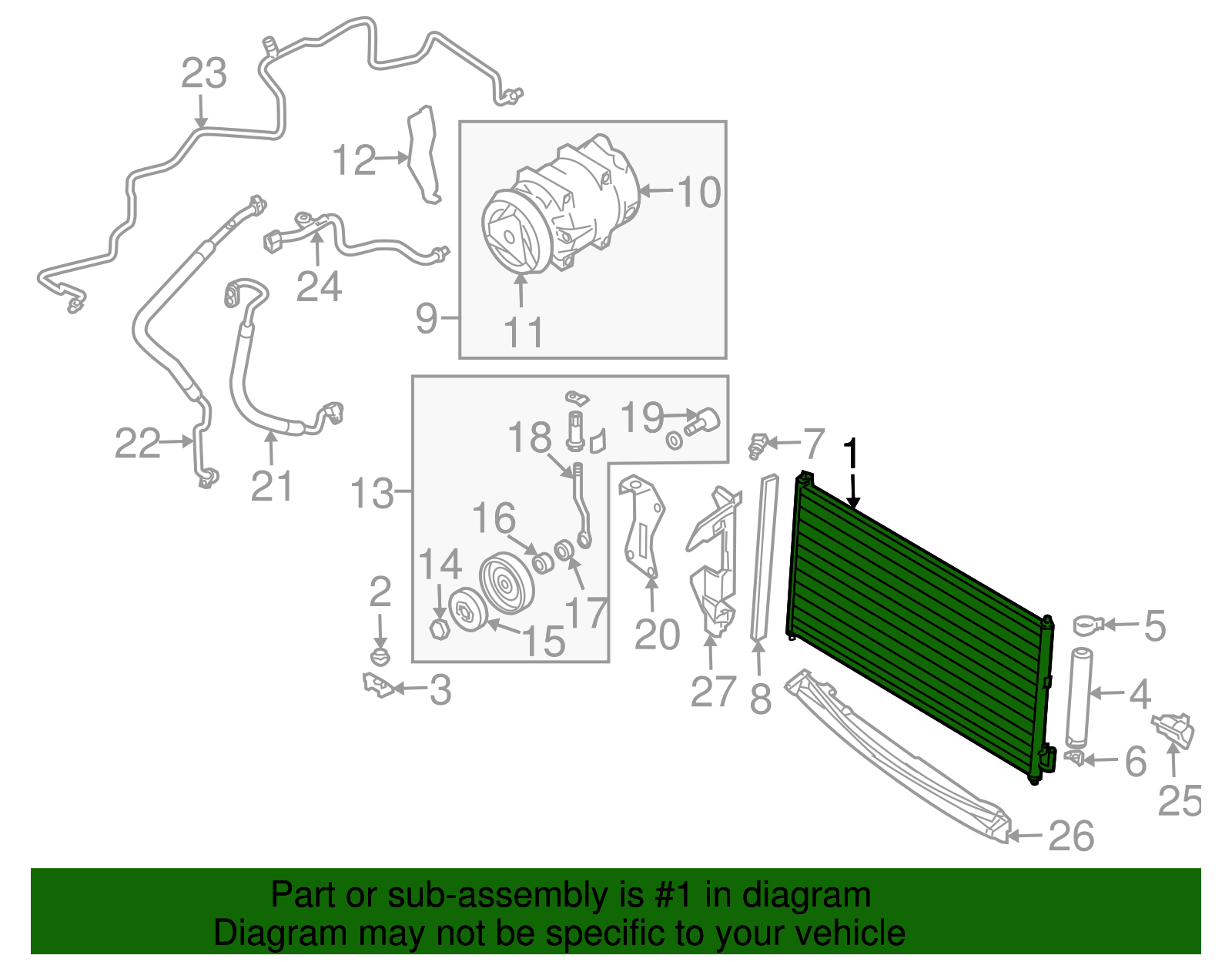 Value Advantage™ CONDENSER ASSEMBLY - Nissan (K2110-CN00JNW)