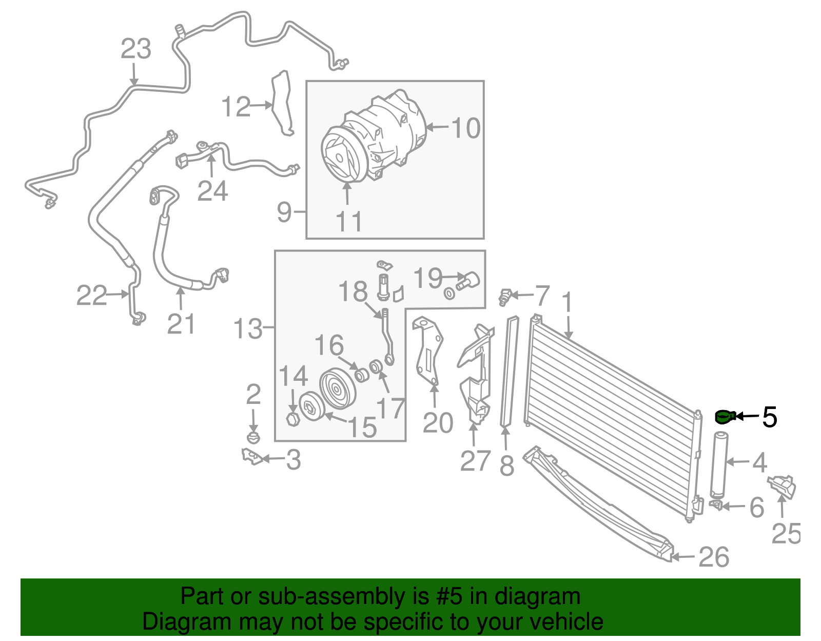 Dehydrator Bracket - Nissan (92135-2Y92A)