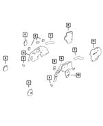 68489734AC - Interior Trim: Wheelhouse Inner Silencer, Right for Chrysler: Pacifica, Voyager Image