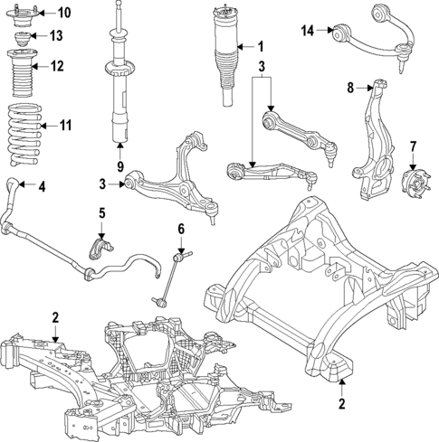 Suspension Components for 2022 Jeep Grand Cherokee L #0