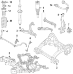 68617641AA - : Stabilizer Bar for Jeep: Grand Cherokee L Image