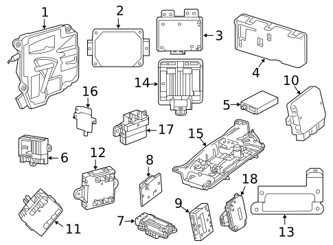 Electrical Components for 2014 Mercedes-Benz SL65 AMG #7