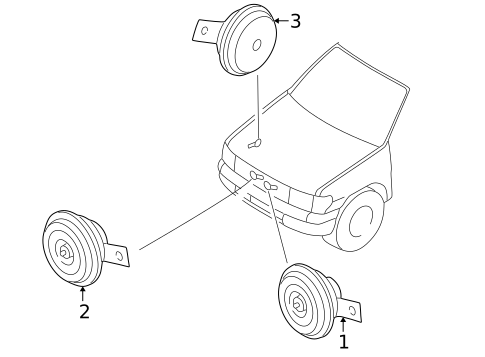 Anti-Theft Components for 2004 Lexus LS430 #1
