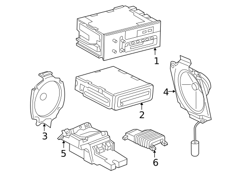 Sound System for 2006 Chevrolet Suburban 2500 #0