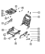 1MW60HL1AB - Interior Trim: Seat Shield, Outboard for Mopar Image