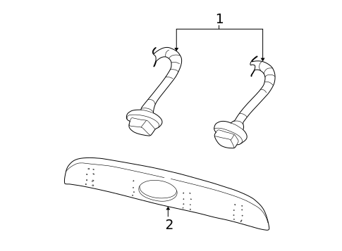 License Lamps for 1999 Ford Explorer #0
