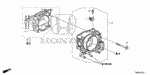 164005MRA01 - : Throttle Body, Electronic Control (GMF6C) for Honda Image