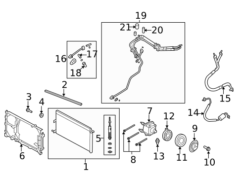A/C Accumulator/Receiver Drier for 2009 Lincoln Navigator #0