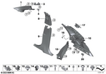 51438065160 - Vehicle Trim: Right Column A Cover for BMW Image