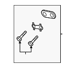 5072586AA - : Mount Kit for Chrysler: 300M, Concorde, LHS | Dodge: Intrepid Image