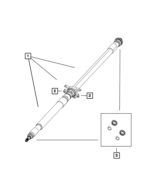 Drive Shaft for 2024 Jeep Compass #0