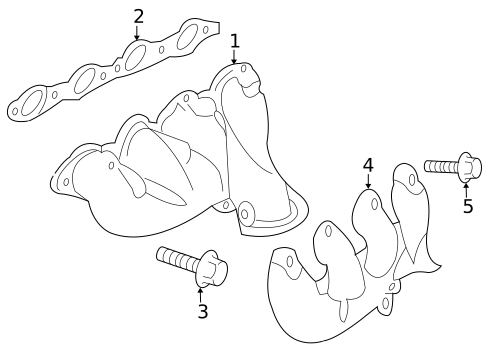 Exhaust Manifold for 2009 Pontiac G8 #0