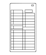 243135ZM0C - : Fuse Box Label for Nissan: Armada Image