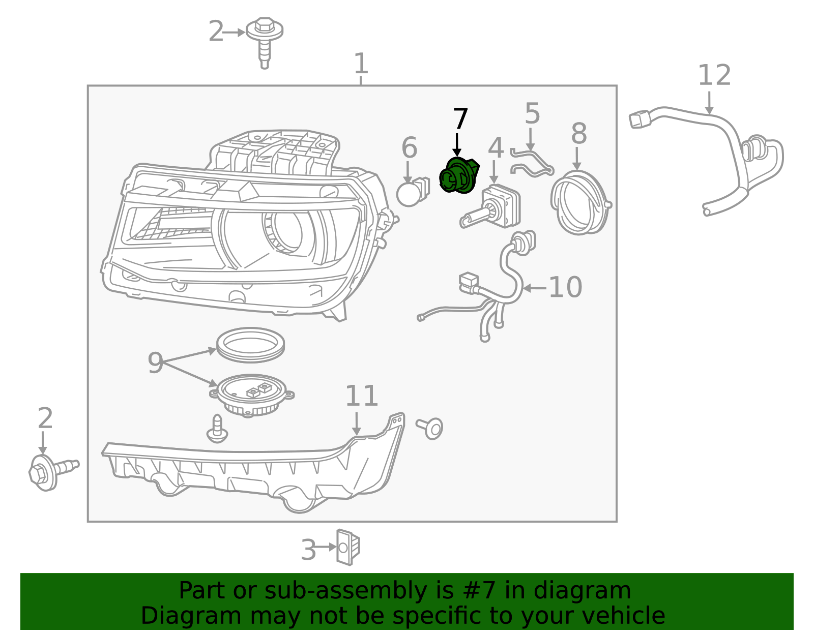 Turn Signal and Parking Lamp Socket 22943357 | Awesome Parts GM