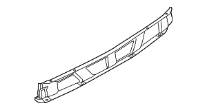 95850558700 - Body: Bumper Cover Spacer Panel for Porsche Image