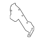 8W6821132B - Body: Fender Brace for Audi Image