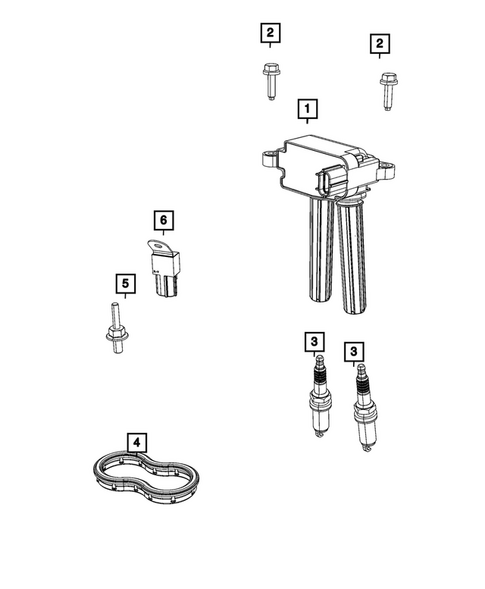 Ignition, Spark Plugs, Cables, Coils, and Glow Plugs for 2024 Jeep Grand Cherokee L #0
