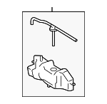 1647036010 - Cooling System: Expansion Tank for Lexus: ES300h, ES350 Image