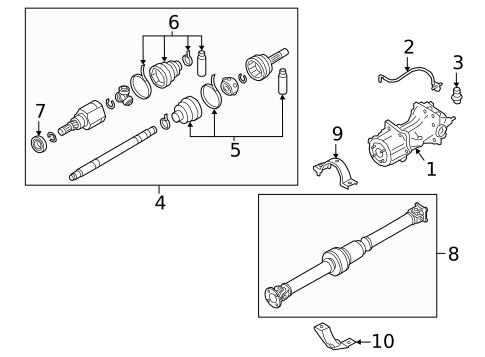 Axle & Differential for 2023 Nissan Altima #0