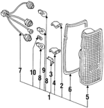 B65553B300 - Electrical: Tail Lamp Assembly for Nissan Image