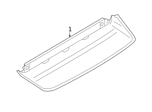 High Mounted Stop Lamp for 2017 Audi A4 Quattro #0