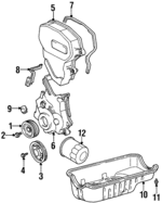 1132310011 - : Engine Timing Cover Gasket for Toyota: Paseo Image
