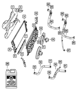 5116346AA - Cooling: Cooling Module Bracket for Mopar Image