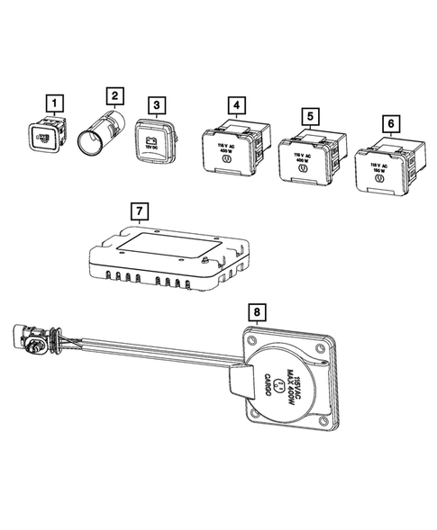 Radio, Antenna, Speakers, DVD, and Video systems for 2024 Ram 1500 #2