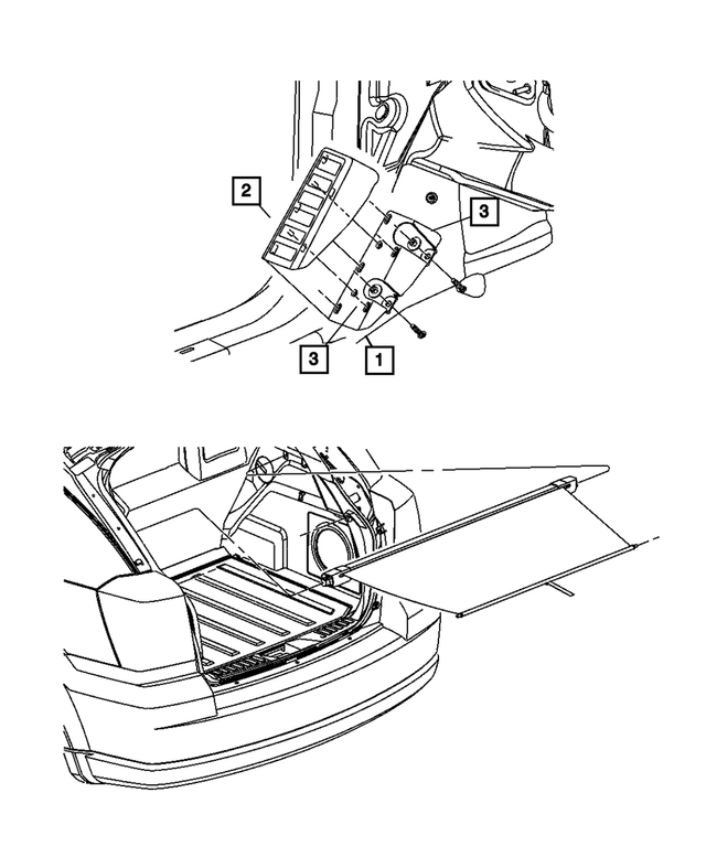 1BS63BD5AE - : Footrest Support for Mopar Image