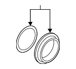 8K0698471 - : Caliper Seal Kit for Audi: A4, A4 Quattro, A5 Sportback, Q3, Q3 Quattro Image