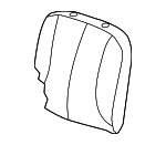 5MV55LA8AA - Body: Seat Back Cover for Ram: 1500, 1500 Classic, 2500, 3500 Image