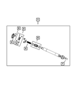 68312638AE - Differential and Drive Line: Drive Shaft for Mopar Image