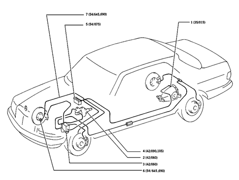 Synoptic Table-Anti-Lock Braking System for 1991 Mercedes-Benz 560SEC #0
