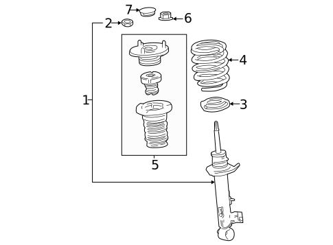 Struts & Components for 2024 Toyota Mirai #1