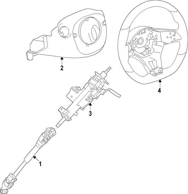 488106LB1B - : Steering Column for Nissan Image